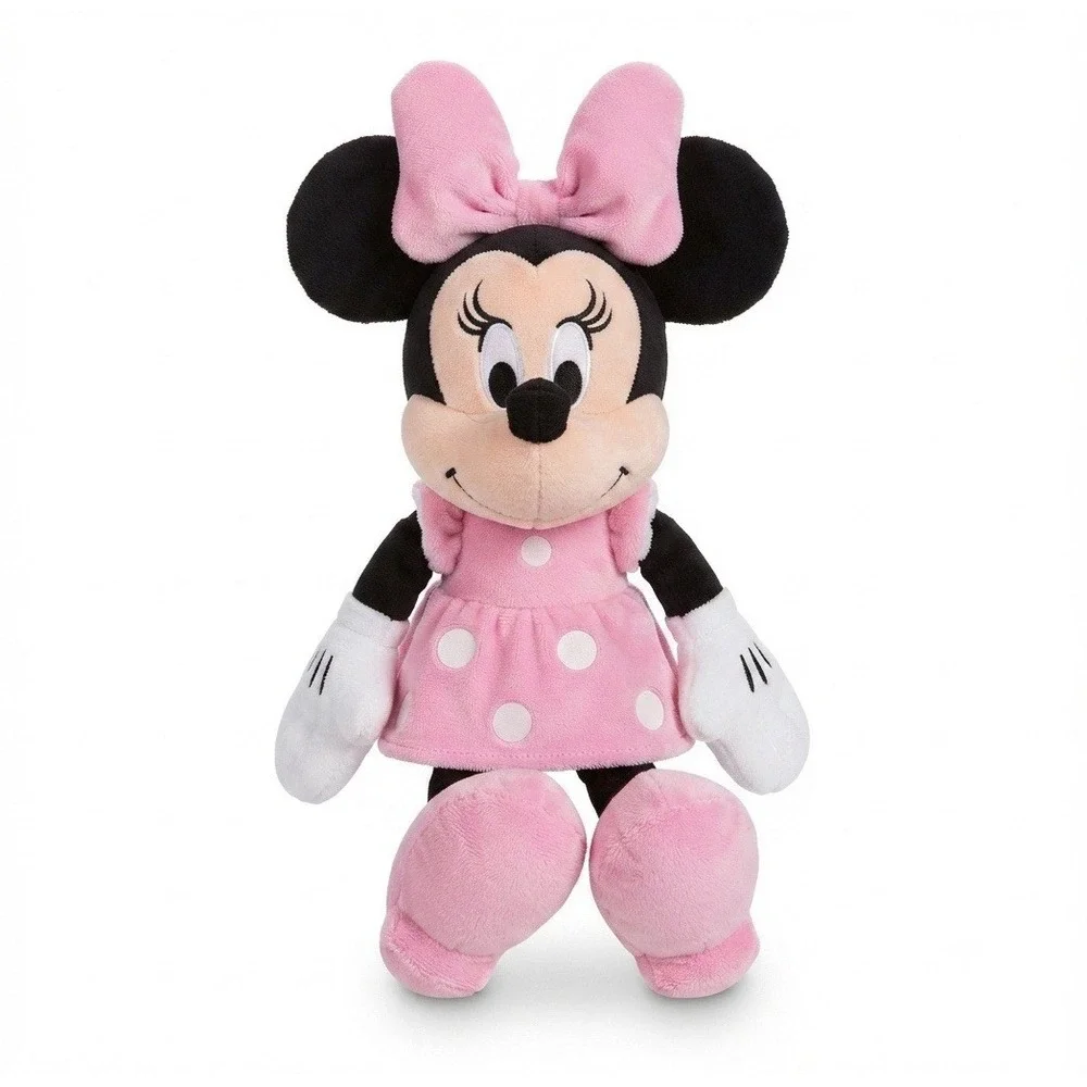 Disney Minnie Mouse Clubhouse Plush Stuffed Animal Toy Pink Polka Dot Dress